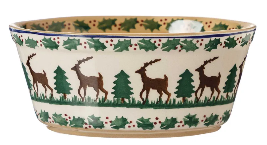 Cheap Small Oval Pie Dish Reindeer Oven Friendly Dishes