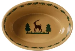 Flash Sale Small Oval Pie Dish Reindeer Food Lover'S Gifts