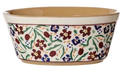 Online Small Oval Pie Dish Wild Flower Meadow Easter