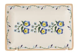 Online Small Rectangle Plate Forget Me Not Plates