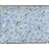Fashion Small Rectangle Plate Lawn Light Blue Plates