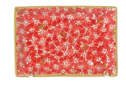 Cheap Small Rectangle Plate Lawn Red Valentine'S Day