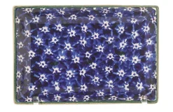 Clearance Small Rectangle Plate Lawn Dark Blue Wedding Gifts