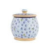Best Small Round Lidded Jar Light Blue Lawn Valentine'S Day