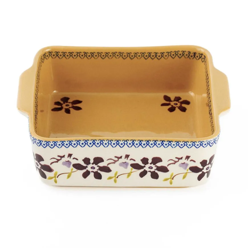 Best Sale Small Square Oven Dish Clematis Oven Friendly Dishes