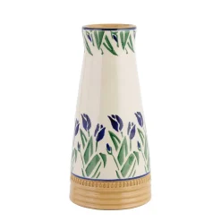 Sale Small Tapered Vase Blue Blooms Blue Blooms