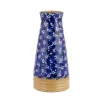 Hot Small Tapered Vase Dark Blue Lawn Mother'S Day