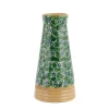 Hot Small Tapered Vase Green Lawn Tea Fanatic'S Gifts