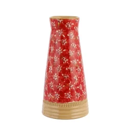 Best Sale Small Tapered Vase Red Lawn Mother'S Day