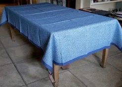 Online Tablecloth Lawn Light Blue Linen 55 X 99 Hostess Gifts
