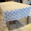 Sale Tablecloth Old Rose Linen 55 X 99 Old Rose
