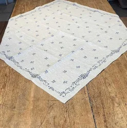 Store Tablecloth Square Forget Me Not 40" House Warming Gifts