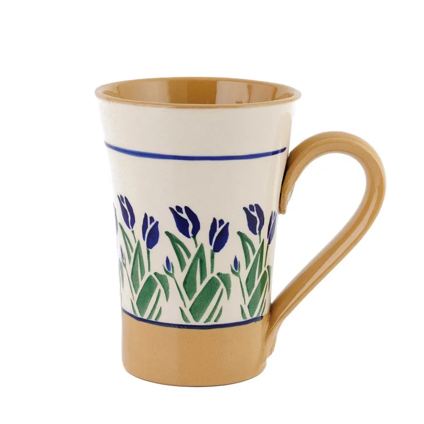 Hot Tall Mug Blue Blooms Mother'S Day