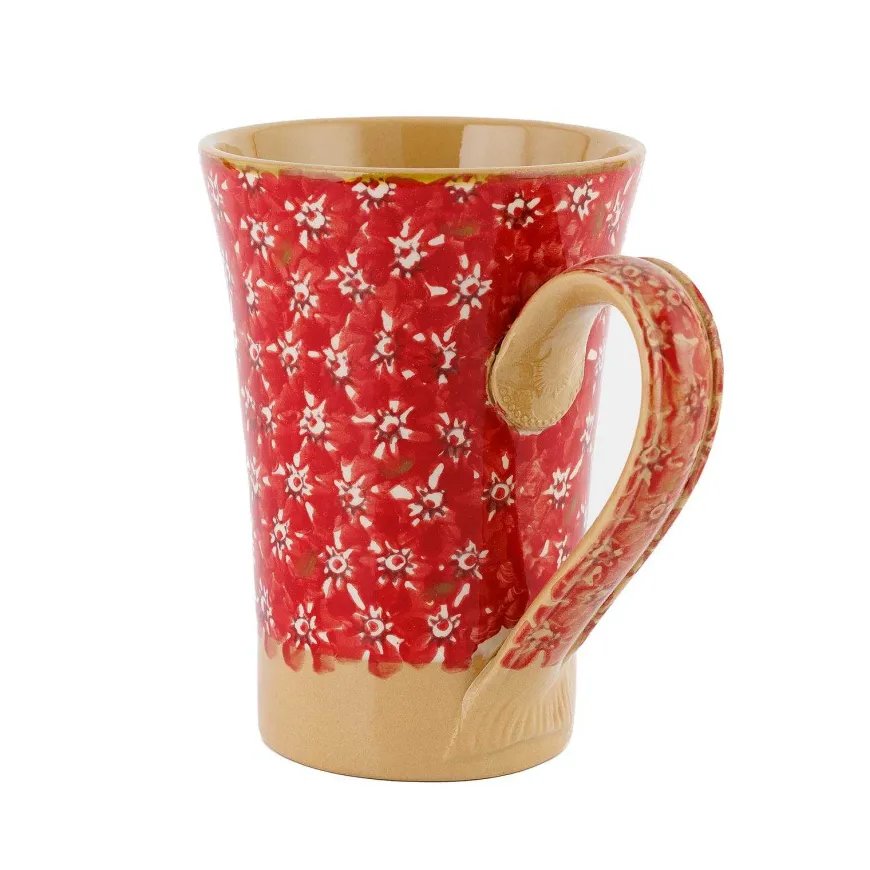New Tall Mug Lawn Red Coffee Addict'S Gifts