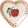 Shop Tiny Heart Plate Apple Apple