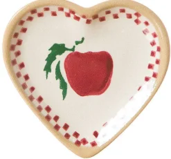 Hot Tiny Heart Plate Apple Wedding Gifts