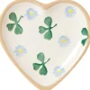 Shop Tiny Heart Plate Clover St Patrick'S Day