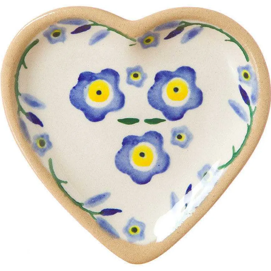 Flash Sale Tiny Heart Plate Forget Me Not Valentine'S Day