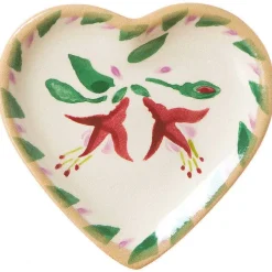 Store Tiny Heart Plate Fuchsia Fuchsia