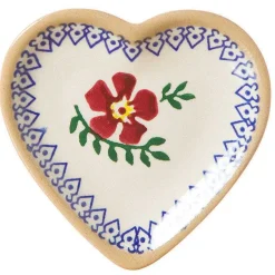 Cheap Tiny Heart Plate Old Rose Plates
