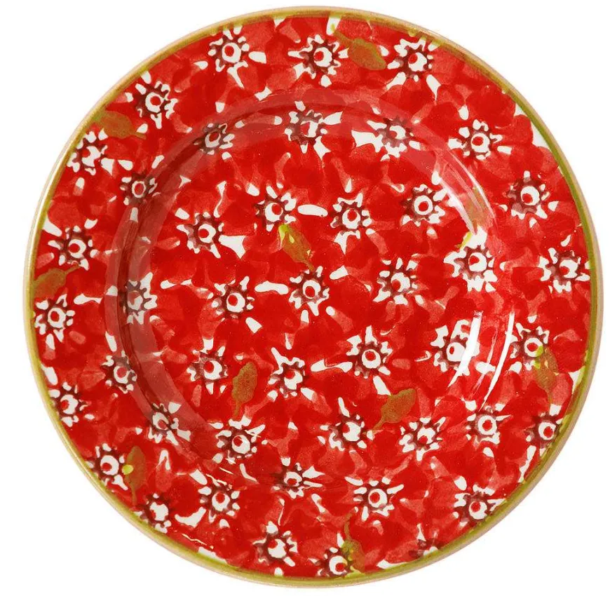 Online Tiny Plate Red Lawn Lawn