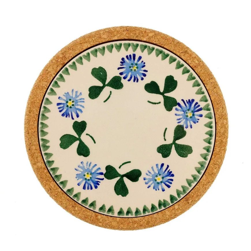 Cheap Trivet Round Clover St Patrick'S Day