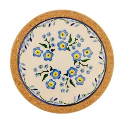 Cheap Trivet Round Forget Me Not Christmas