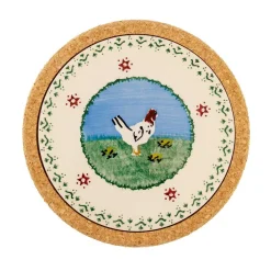 Hot Trivet Round Hen Tea Fanatic'S Gifts