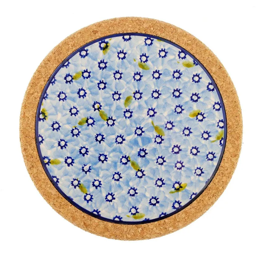 Best Sale Trivet Round Light Blue Lawn Lawn