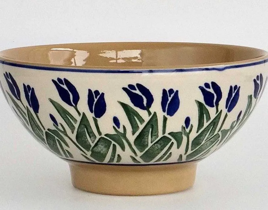 Best Sale Vegetable Bowl Blue Blooms Blue Blooms