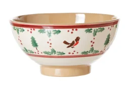 Outlet Vegetable Bowl Winter Robin Winter Robin